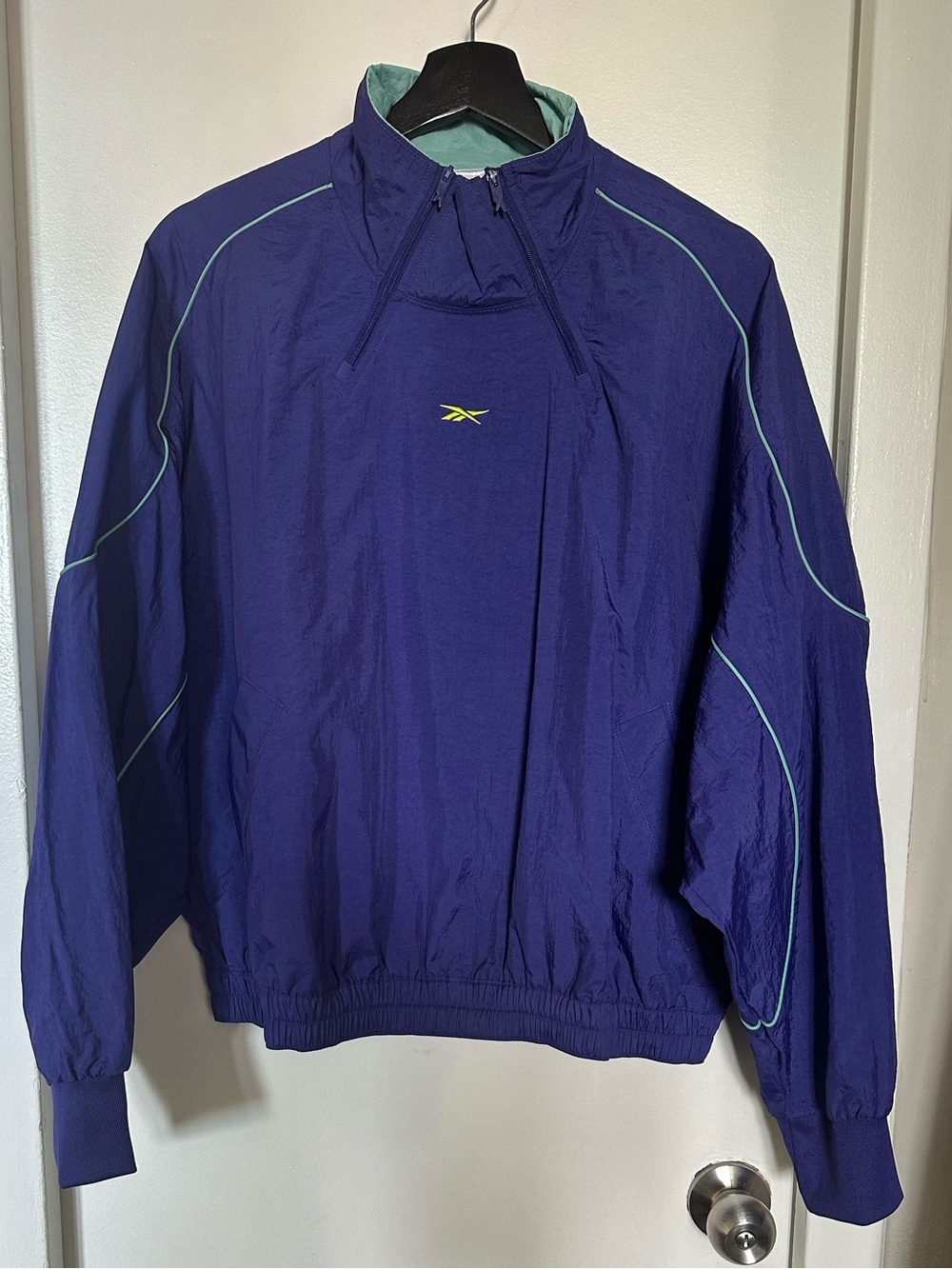 Reebok Purple Windbreaker Jacket